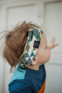Monochrome Baby Boy Headband, Baby Boy and Toddler Headband, Unisex Kids Hipster Headband, Moon Headband