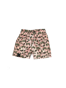 Palm Trees on Pink Board Shorts